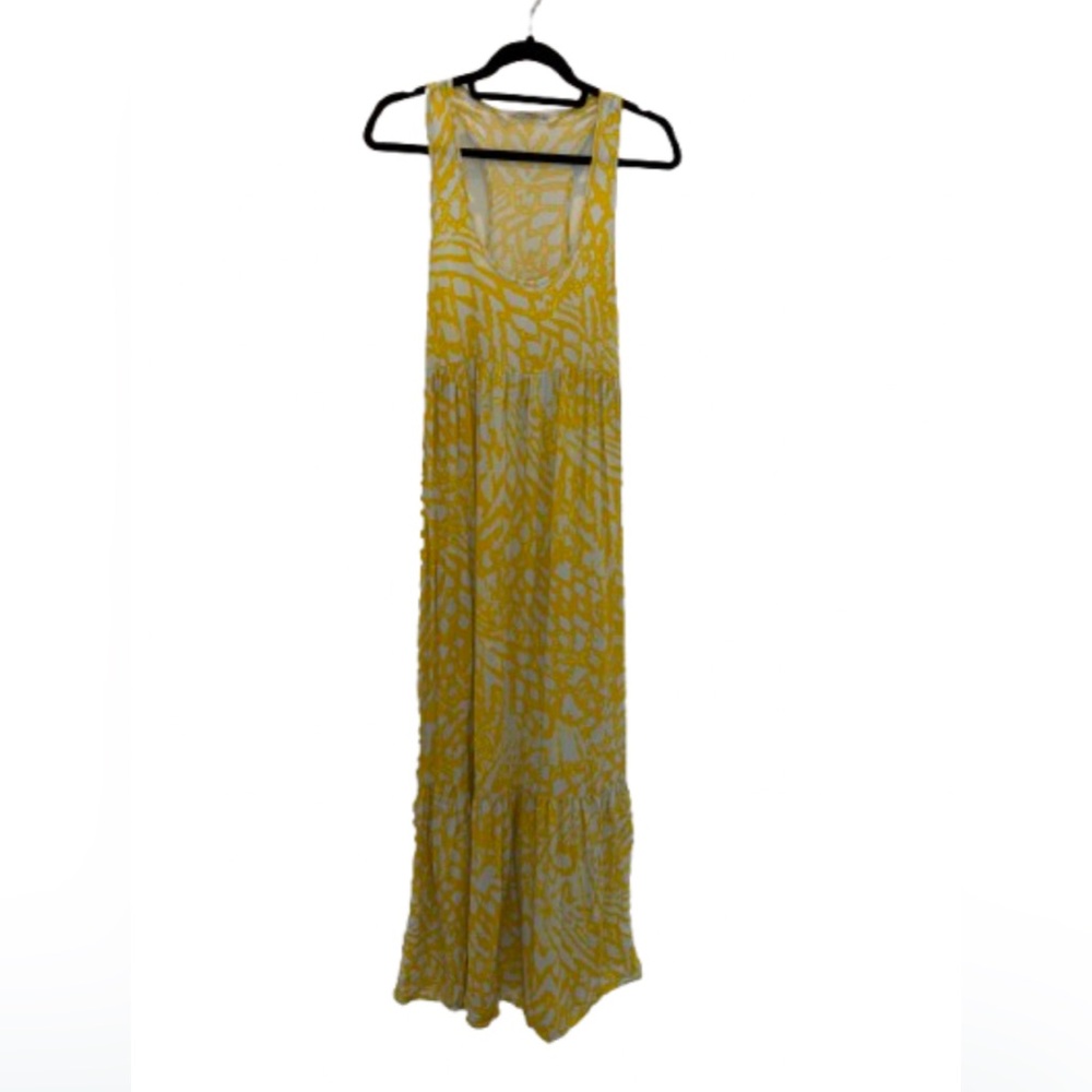 RACHEL ROY | yellow print maxi dress with pockets